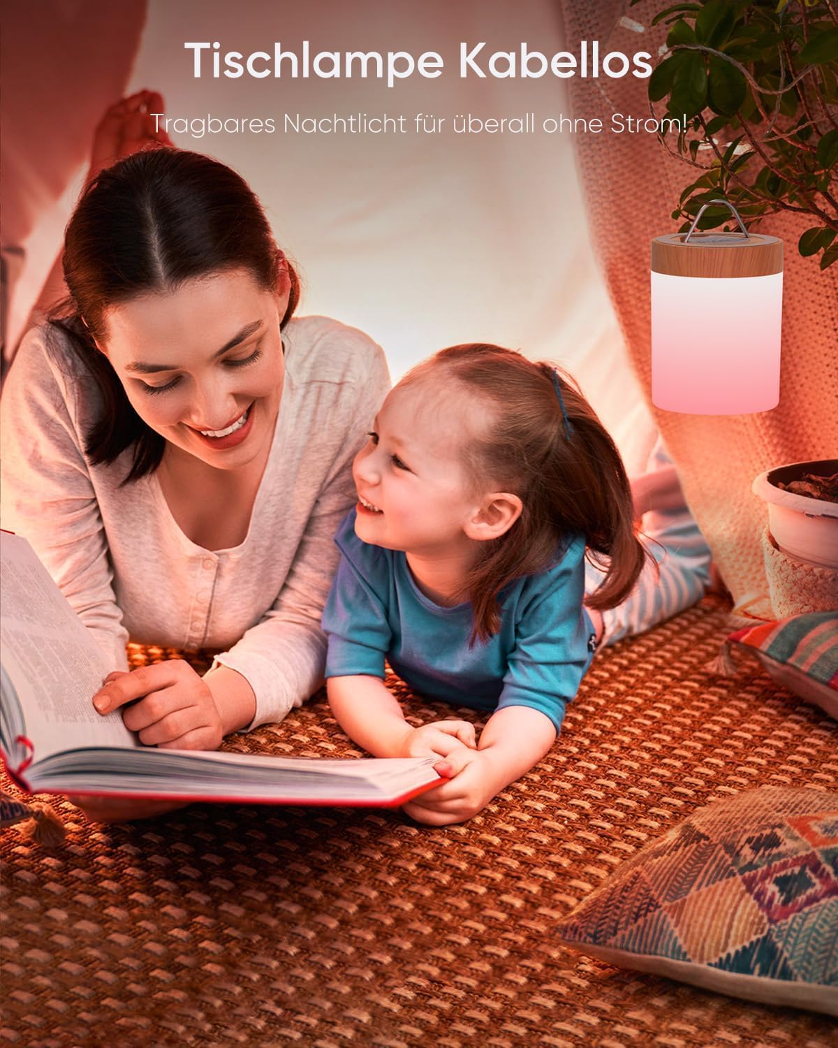 LED Nachttischlampe Touch Dimmbar 